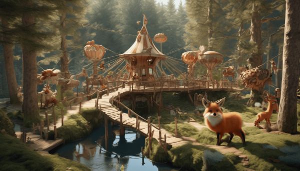 Profitez des attractions en plein air au Bois des lutins à Diémoz